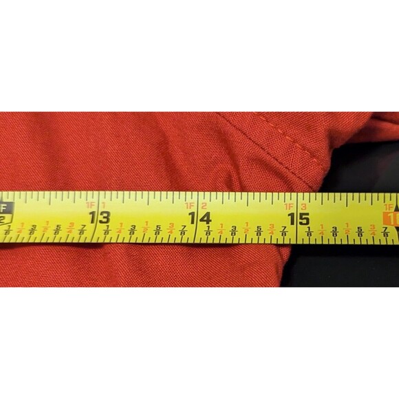 Dondolo Hello Blouse Women's Size Small Tomato Red Smocked Square Neck Top - Picture 5 of 6